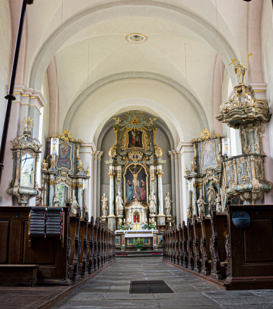 St. Laurentius Kirche Scharfenberg Innenansicht