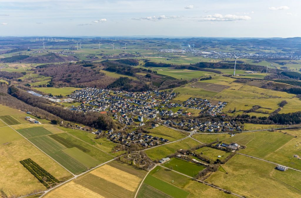 Luftbild Scharfenberg